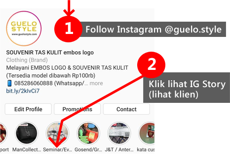 instagram custom tas kulit pria guelostyle