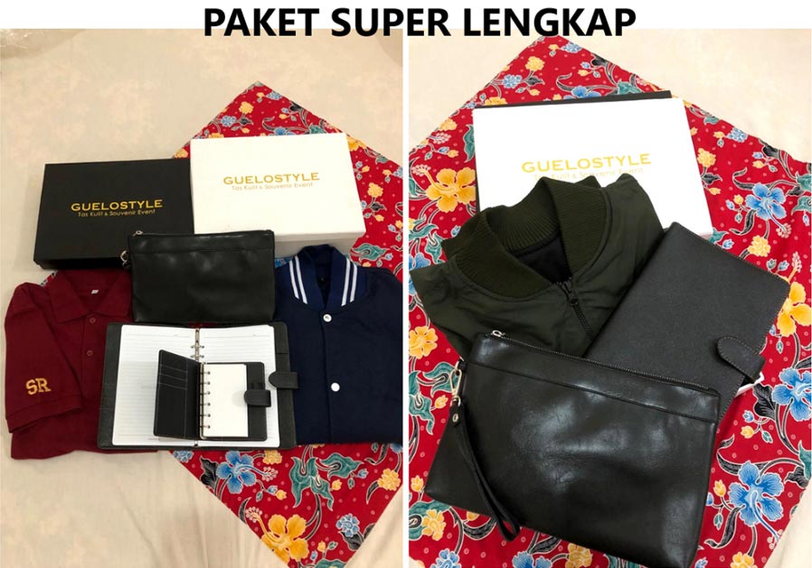 paket lengkap souvenir seminarkit tas kulit tangerang